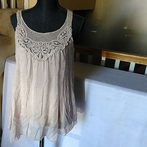 Elena Baldi silk flowy blouse